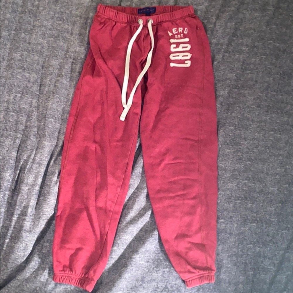 Red Aeropostale sweatpants